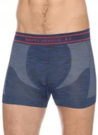 Majtki męskie - BOKSERKI MĘSKIE BRUBECK FUSION bezszw. BX10780 r XXL - miniaturka - grafika 1