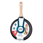 Patelnie - Patelnia do naleśników Natura light 26 cm czarna - miniaturka - grafika 1