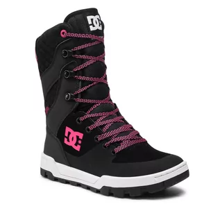 Śniegowce damskie - DC Śniegowce Nadene Boot ADJB700004 Black/White/Crazy Pink(BW1) - grafika 1