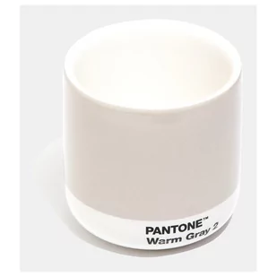 Jasnoszary ceramiczny termokubek Pantone Cortado, 175 ml - Kubki - miniaturka - grafika 1