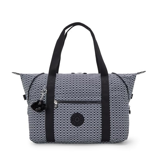 Kipling Art M duża torba, torby, nadruk z napisem (Multicolor)