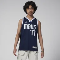 Swetry męskie - Koszulka dla dużych dzieci Nike Dri-FIT Swingman Mavericks Statement Edition - Niebieski - miniaturka - grafika 1