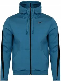 REEBOK - BLUZA MĘSKA DreamBlend FZ Hoodie H49869 bluza rozpinana - Bluzy męskie - miniaturka - grafika 1