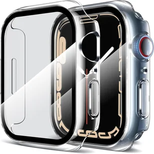ETUI OCHRONNE NA ZEGAREK APPLE WATCH SERIES 7 41mm BEZBARWNE 2 SZTUKI - Akcesoria do smartwatchy - miniaturka - grafika 1