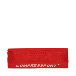Opaska materiałowa Compressport On/Off XBNU3903 Czerwony - Czapki i chusty sportowe damskie - miniaturka - grafika 1