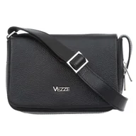 Torebki damskie - Mała Torebka Skórzana Vezze Vacanza Czarna - miniaturka - grafika 1