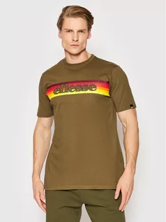 Koszulki męskie - Ellesse T-Shirt Dreilo SHM13822 Zielony Regular Fit - grafika 1