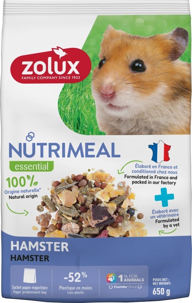 ZOLUX Karma mieszanka dla chomika NUTRIMEAL 4 650g