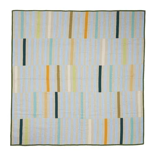 Zielona bawełniana narzuta na łóżko dwuosobowe 260x260 cm Twist – Hübsch - Narzuty - miniaturka - grafika 1