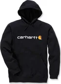 Bluzy męskie - Carhartt Bluza Carhartt Signature Logo Midweight Black - miniaturka - grafika 1
