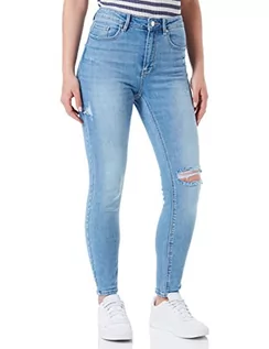 Spodnie damskie - Vero Moda Dżinsy damskie, Średni niebieski dżins, S - grafika 1