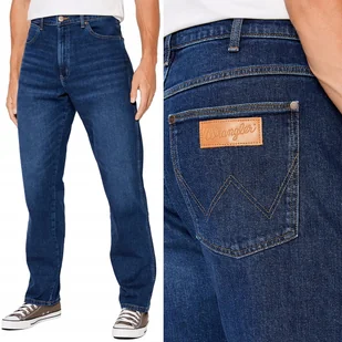 Wrangler FRONTIER Dancing Water DżINS PROSTE LUŹNE SPODNIE JEANSOWE W38 L36 - Spodnie męskie - miniaturka - grafika 1