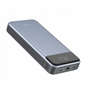 Powerbank Swissten POWER BANK 30000 mAh Kolor: czarny/srerbny - Powerbanki - miniaturka - grafika 1