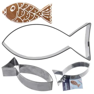 Wykrawacz do ciastek stalowy ryba 9 cm - Formy do ciast - miniaturka - grafika 1
