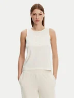 Koszulki i topy damskie - Kappa Top Logo Gria 382129W Écru Regular Fit - miniaturka - grafika 1