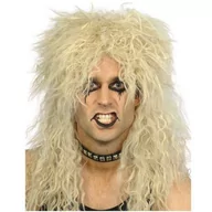 Dodatki do strojów karnawałowych - Smiffys Peruka party "Hard Rock", blond - miniaturka - grafika 1