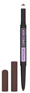 Maybelline Brow Satin kredka do brwi podwójne odcień 04 Dark brązowy - Akcesoria i kosmetyki do stylizacji brwi - miniaturka - grafika 1