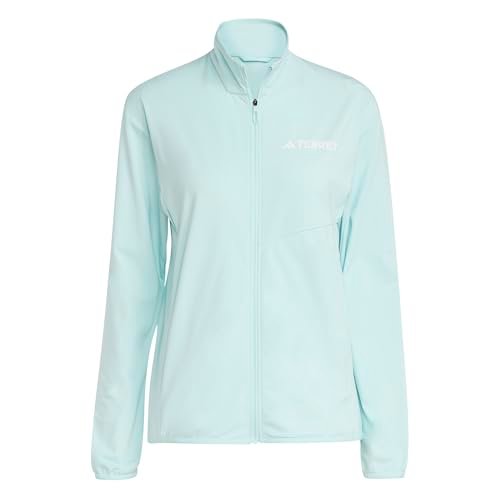 adidas Kobiety Terrex Multi CLIMAWARM Full Zip Tech Fleece Jacket, semi flash aqua, XS