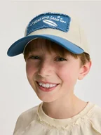 Czapki dla dzieci - Reserved - Czapka z daszkiem - kremowy - miniaturka - grafika 1