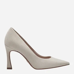 Czółenka damskie skórzane Tamaris WOR22438-42-413 41 Kremowe (4064195126941). Półbuty damskie - Półbuty damskie - miniaturka - grafika 1