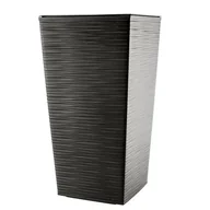 Donice - Doniczka FINEZJA dłuto 25 cm grafit metalic - miniaturka - grafika 1