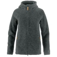 Kurtki i kamizelki sportowe damskie - Kurtka zimowa damska Fjällräven Kaitum Fleece W Rozmiar: S / Kolor: ciemnoszary - miniaturka - grafika 1