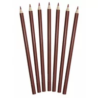 Kredki, ołówki, pastele i pisaki - Kredki ołówkowe trójkątne Shan Brązowe 12 sztuk - miniaturka - grafika 1