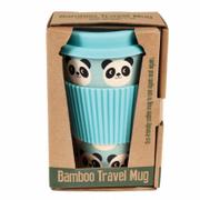 Kubki dla dzieci - Rex London Kubek bambusowy podróżny 400 ml, Panda Miko, Rex London - miniaturka - grafika 1