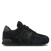 Buty dla chłopców - Sneakersy New Balance GC574EVE Czarny - miniaturka - grafika 1