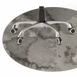 Mata na podłogę pod krzesło Abstrakcja fi100 cm - Podnóżki, podpórki, podkładki - miniaturka - grafika 1