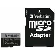 Karty pamięci - Verbatim 512GB microSDXC Pro 90MB/s - miniaturka - grafika 1