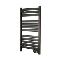 Grzejniki łazienkowe - Leziter Elektryczna suszarka do ręczników na grzejniku 500W czarna - miniaturka - grafika 1