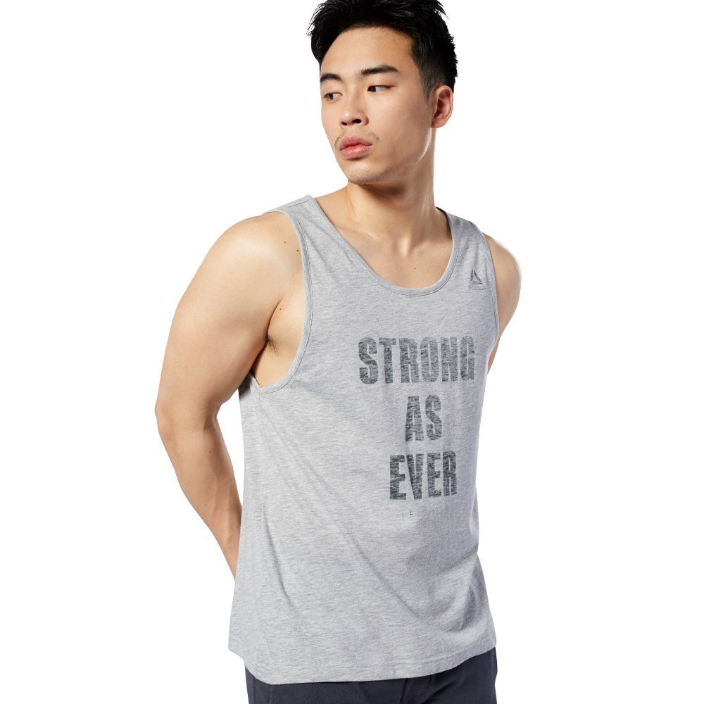 Koszulka Reebok Les Mills Graphic męska bezrękawnik sportowy treningowy-S