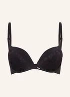 Biustonosze - Calvin Klein Biustonosz Push-Up Perfectly Fit Lace schwarz - miniaturka - grafika 1