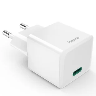 Hama 201998 Mini Gan 30W, PD, QC, biały - Ładowarki do telefonów - miniaturka - grafika 1