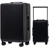 Walizki - WINGS Średnia WALIZKA PODRÓŻNA BAGAŻ na 4 kółkach WAKACJE TWARDA ABS XL - miniaturka - grafika 1