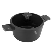 Garnki - GARNEK TYTANOWY Z POKRYWĄ 28cm BERLINGER HAUS BH-8132 ANTRACIT - miniaturka - grafika 1