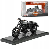 Samochody i pojazdy dla dzieci - HARLEY DAVIDSON 2022 SPORTSTER IRON 883 MODEL MOTOCYKLA W SKALI 1:18 - miniaturka - grafika 1