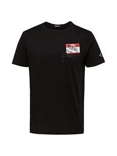 Replay T-shirt męski, Black 098, M - Koszulki męskie - miniaturka - grafika 1