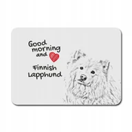 Podkładki pod mysz - Fiński lapphund Podkładka pod mysz myszkę Grafika - miniaturka - grafika 1