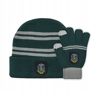 Distrineo Zestaw czapka i rękawiczki dziecięce Harry Potter Slytherin - Rękawiczki dla dzieci - miniaturka - grafika 1