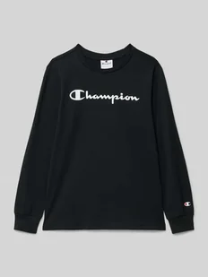 Bluzka z długim rękawem o kroju regular fit z nadrukiem z logo - Koszulki dla chłopców - miniaturka - grafika 1