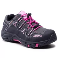 Buty trekkingowe damskie - Trekkingi ALPINA - Atos 6408-2K Grey/Black - miniaturka - grafika 1