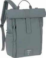 Torby i organizery dla mam - Lassig Plecak dla mam z akcesoriami Rolltop Up Backpack anthracite (Green Label) - miniaturka - grafika 1