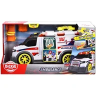 Samochody i pojazdy dla dzieci - DICKIE A.S Ambulans 35,5 cm światło i dźwięk SŁUCHAWKI GRATIS - miniaturka - grafika 1