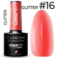 Lakiery hybrydowe - Claresa Lakier Hybrydowy Brokat 16 5ml - miniaturka - grafika 1