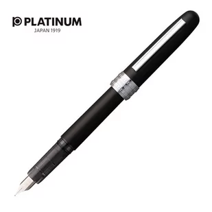 pióro wieczne platinum plaisir black mist, m, czarne matowe - Pióra wieczne - miniaturka - grafika 1
