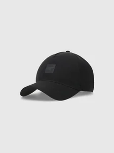 4F Czapka baseballowa unisex 4FWSS25ACABU372-20S Czarny Roz. S/M - Czapki i chusty sportowe męskie - miniaturka - grafika 1
