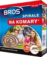 Zwalczanie i odstraszanie szkodników - Bros 10szt. spirale na komary citronella - miniaturka - grafika 1