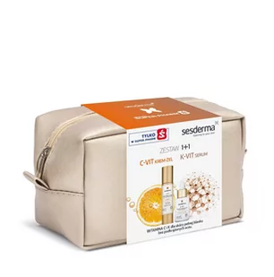 Sesderma C-VIT +  K-VIT - Zestaw (C-VIT Krem-żel 50ml + K-VIT Serum 30ml) - Zestawy kosmetyków damskich - miniaturka - grafika 1